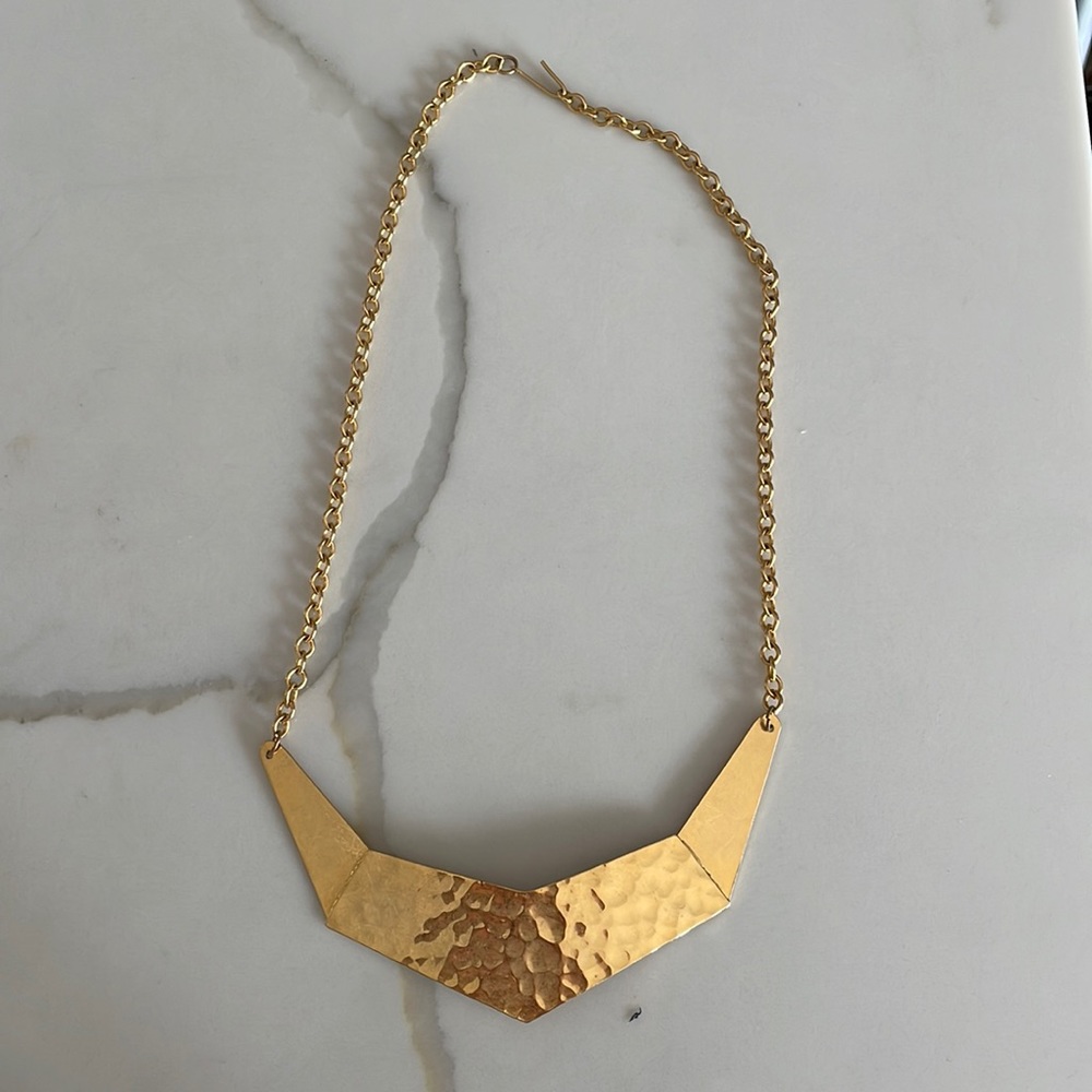 Gold Necklace, adjustable Closure, Costume Jewelry,